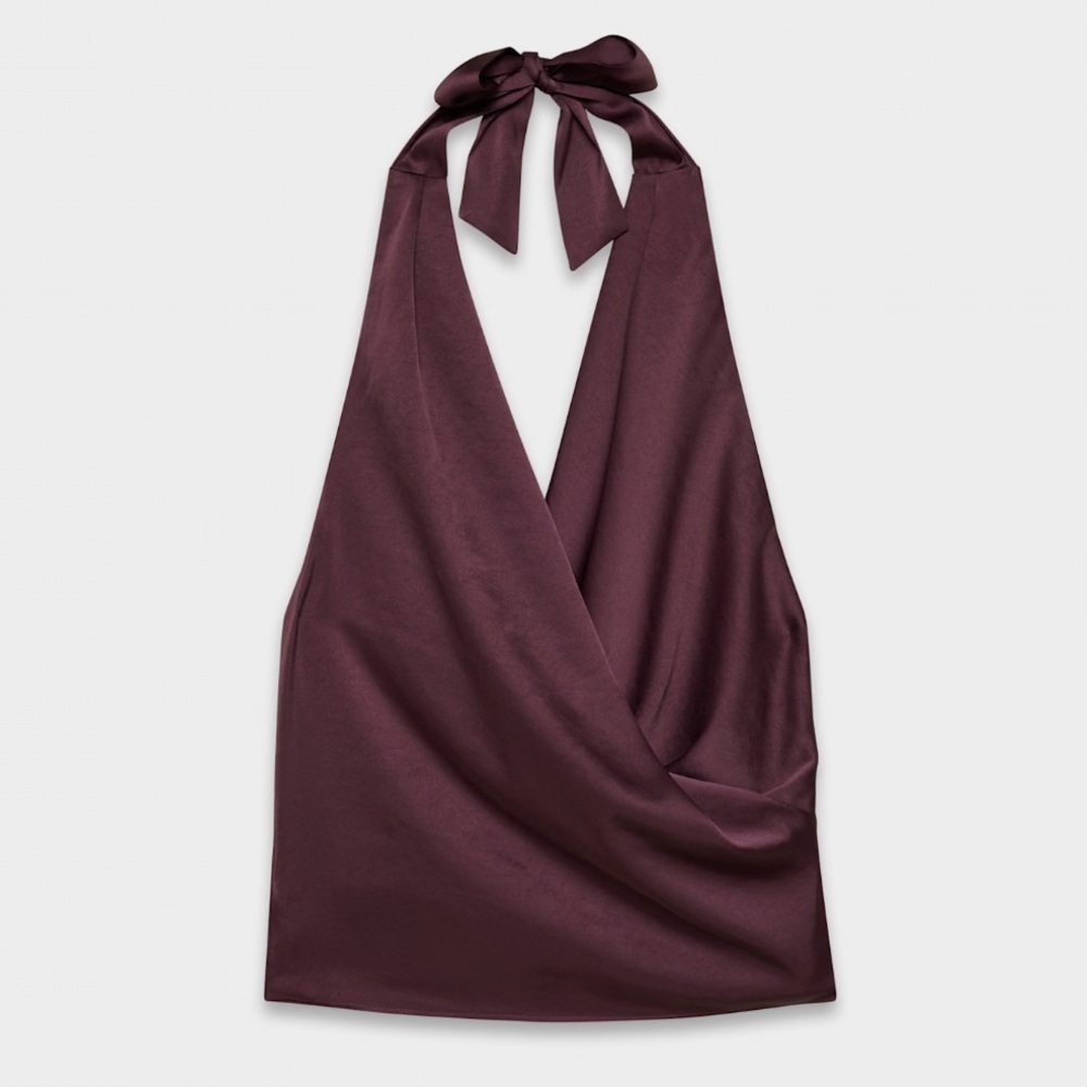Aritzia Martini Satin Halter